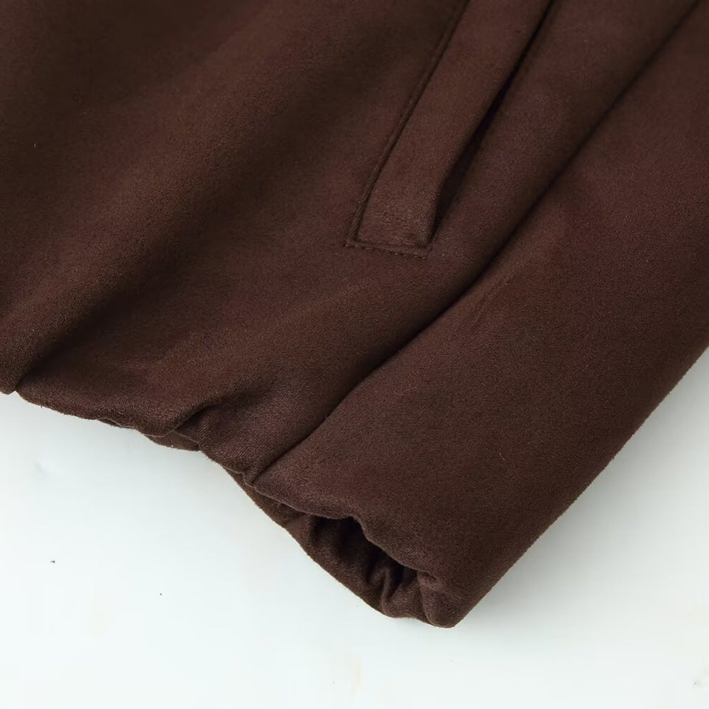 Damen elegante Steppjacke mit hohem Kragen R&B