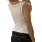 Damen Funktions-Tanktop mit doppeltem Trägersystem und atmungsaktivem Stoff R&B