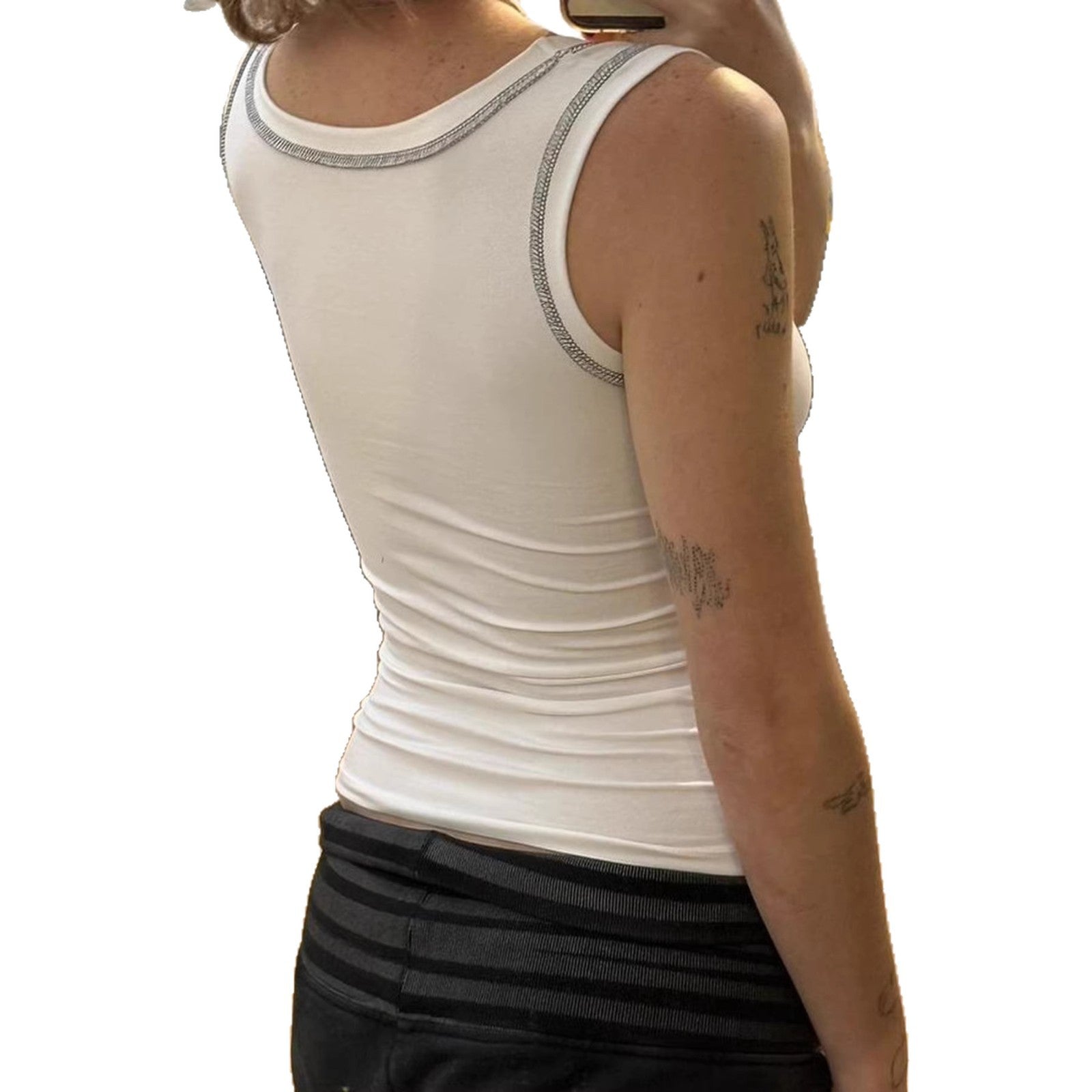 Damen Funktions-Tanktop mit doppeltem Trägersystem und atmungsaktivem Stoff R&B