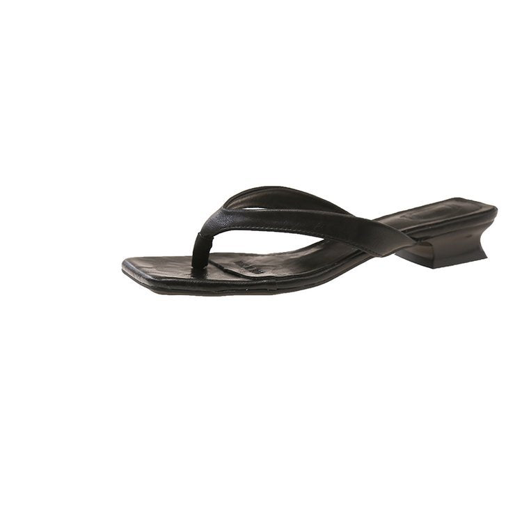 Damen elegante Zehentrenner-Sandaletten mit modischem Blockabsatz R&B