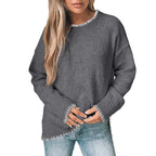 Damen Übergrößen Strickpullover R&B