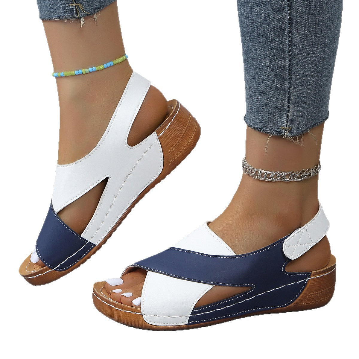 Damen Komfortable und stylische Sandalen mit Tragekomfort und modischen Ausschnitten R&B