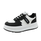 Damen modische Sneakers mit dämpfendem Sohlendesign und hochgezogenem Profil R&B