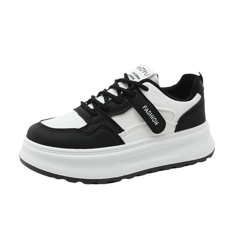 Damen modische Sneakers mit dämpfendem Sohlendesign und hochgezogenem Profil R&B