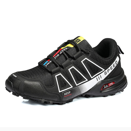 Herren nan robuster Trailrunning-Laufschuh mit stoßdämpfender EVA-Zwischensohle und griffiger Profillaufsohle R&B