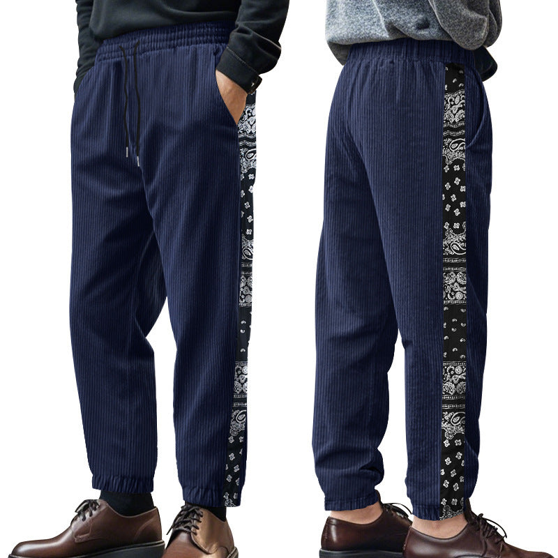 Herren Freizeithose mit einzigartigem Muster R&B