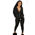 R&B | Damen Daunenjacke mit Gürtelhose