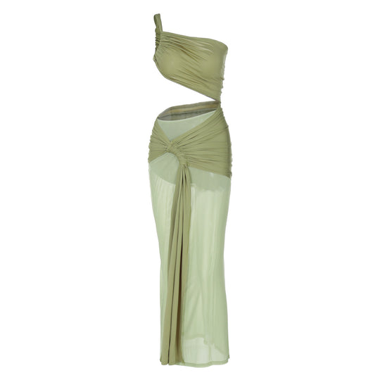 Damen Elegantes Wickelkleid mit asymmetrischem Design und raffinierten Drapierungen R&B