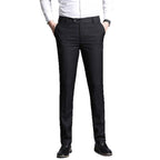 Herren elegante Slim-Fit Anzughose R&B