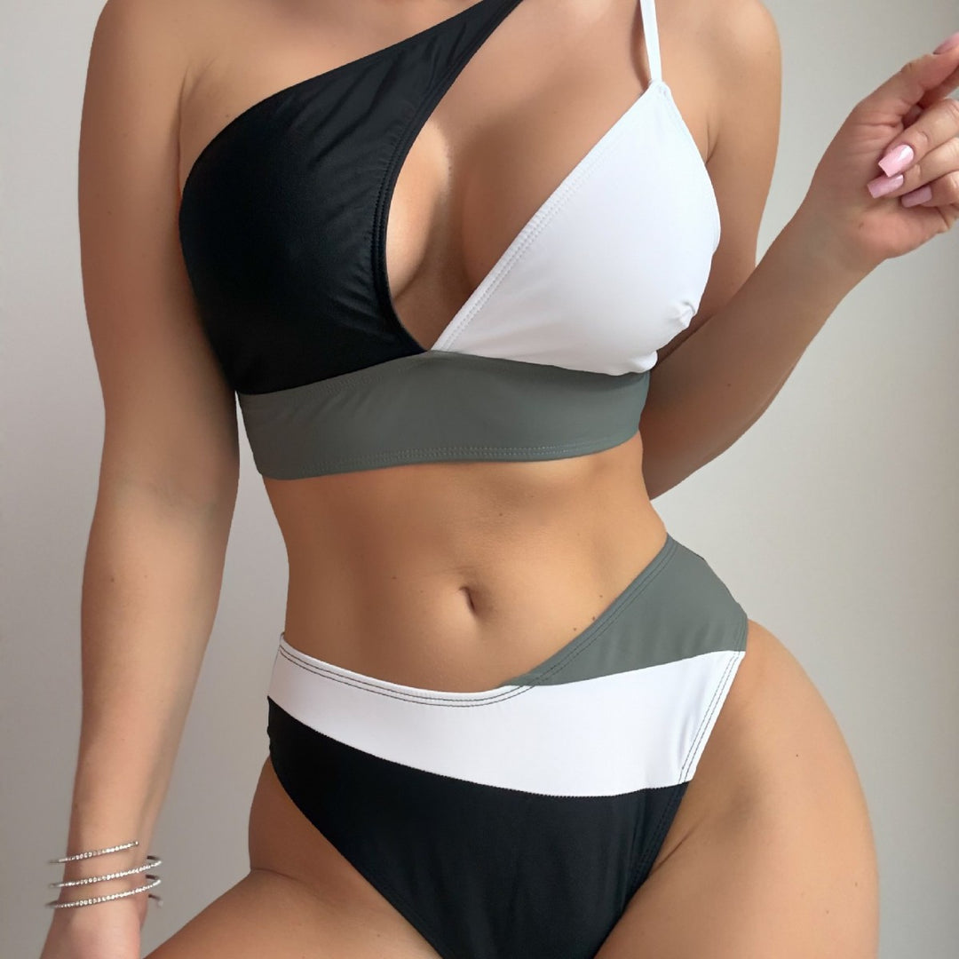 Damen Sportlicher Einteiliger Bikini R&B