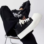 Damen Plateau Sneakers mit bequemer Dämpfung und trendigem Design