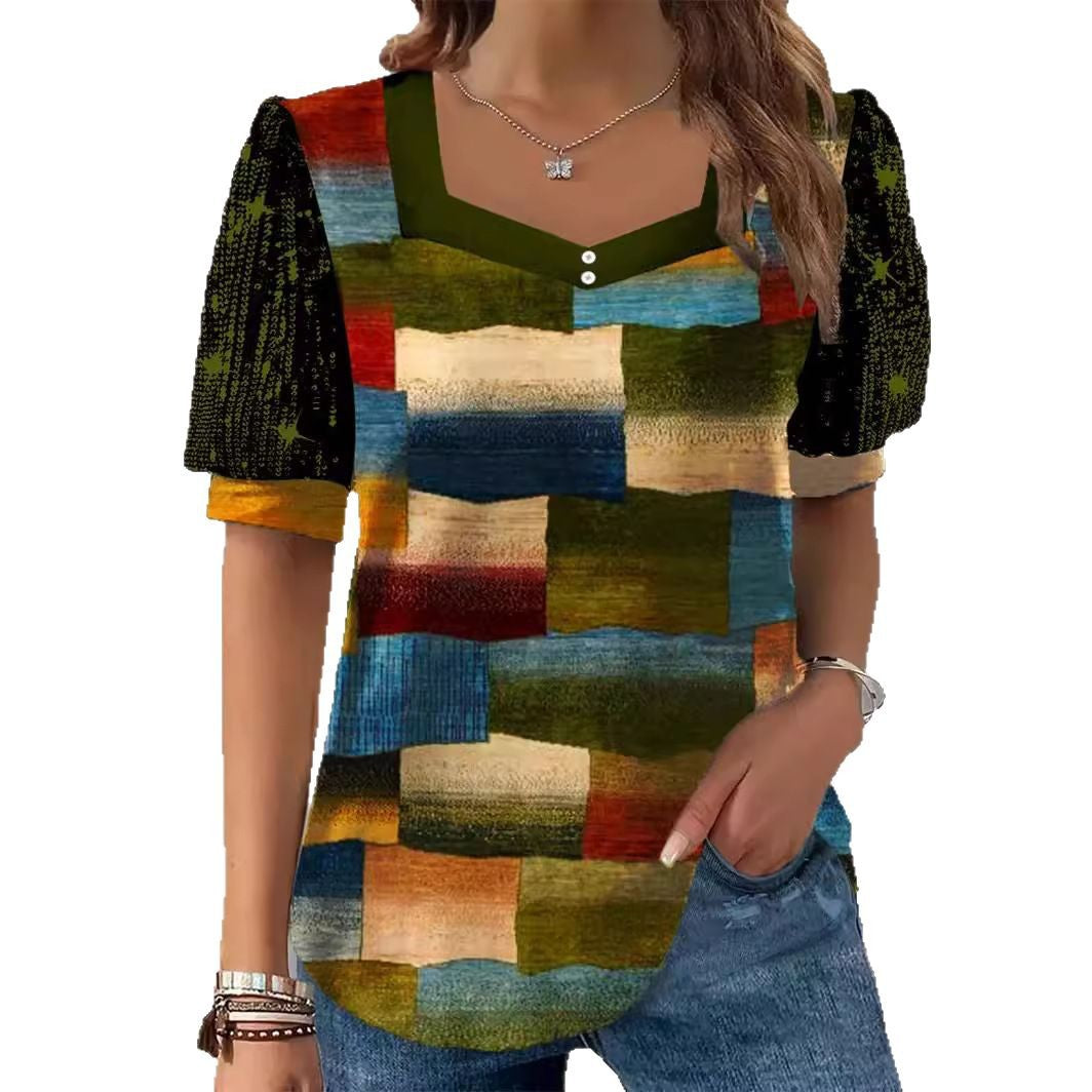 Damen Glitzernde V-Pullover Bluse