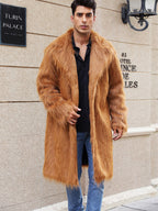 Herren Elegante und gemütliche Felljacke R&B