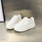 Damen modische Plateau-Sneaker mit atmungsaktiver Struktur und dämpfendem Fußbett R&B