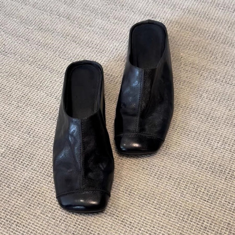 Damen Bequeme Clogs mit modischem Schnitt und weichem Leder R&B