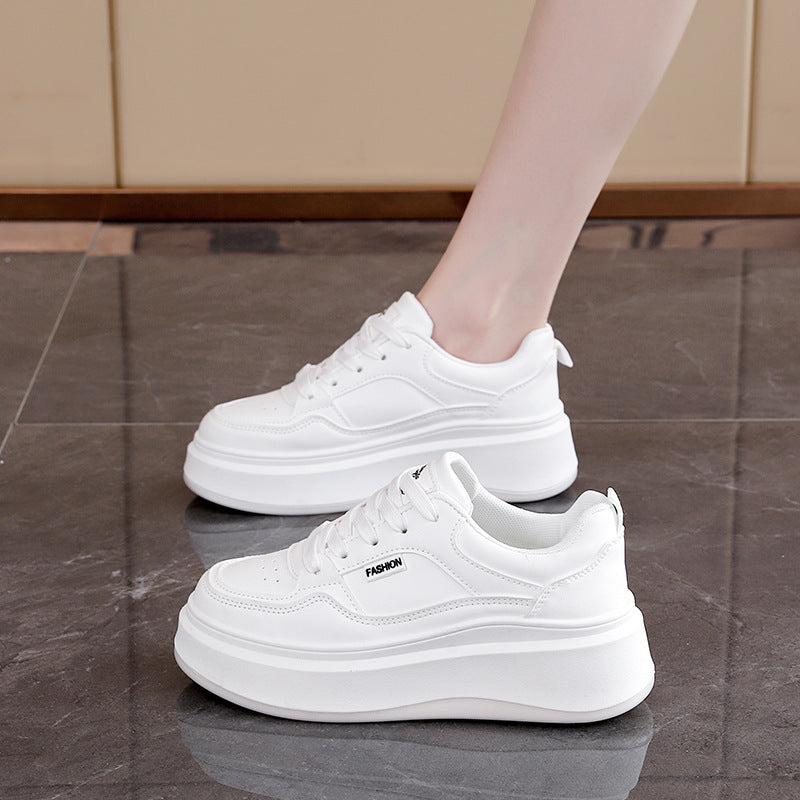 Damen chunky Sneakers mit extrahohen Laufsohlen und eleganter Optik R&B