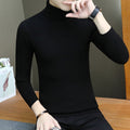 Herren Rollkragenpullover aus hochwertigem Rippenstrick