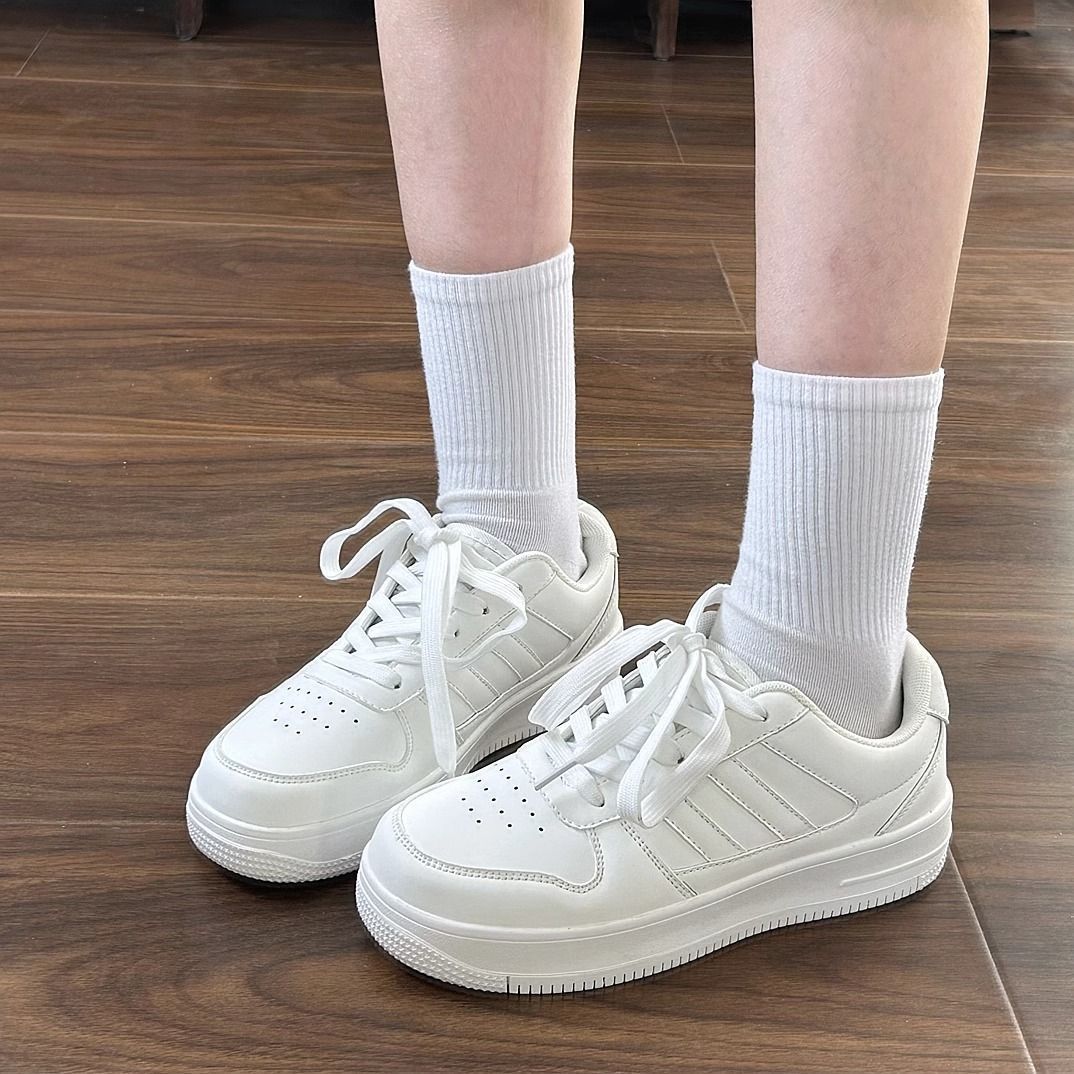 Damen Sportliche Sneakers mit modischem Streifen-Design