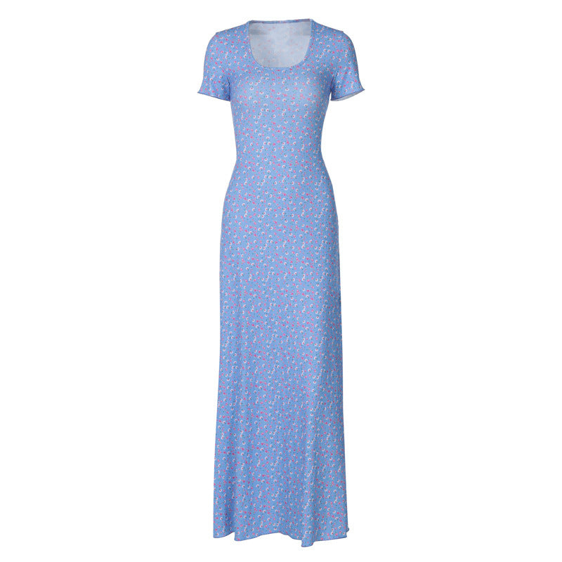 Damen Maxikleid mit floralem Muster R&B