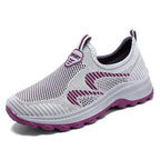 Damen Sportliche Freizeitschuhe mit elastischem Strickdesign R&B