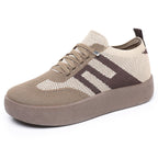 Damen Bequeme und luftige Sneaker mit Plattformsohle R&B