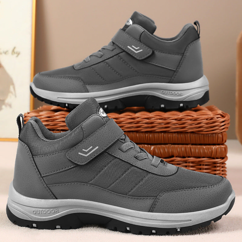 Herren nan multifunktionaler Outdoor-Halbschuh mit Klettriemen, stoßdämpfender EVA-Zwischensohle und griffiger Trailsohle R&B