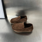 Damen Mokassins aus hochwertigem Wildleder mit komfortablem Fußbett und elastischem Design R&B