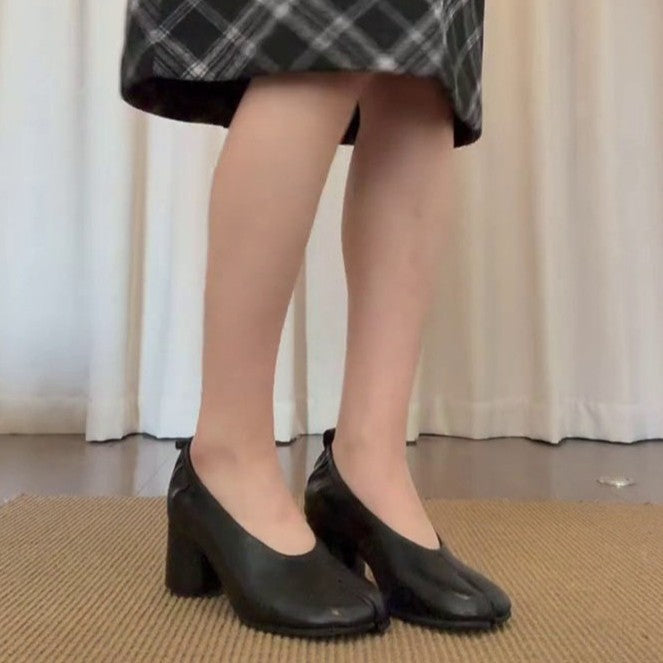 Damen Komfortable Ballerinas mit elastischem Riemendesign und modischen Akzenten R&B