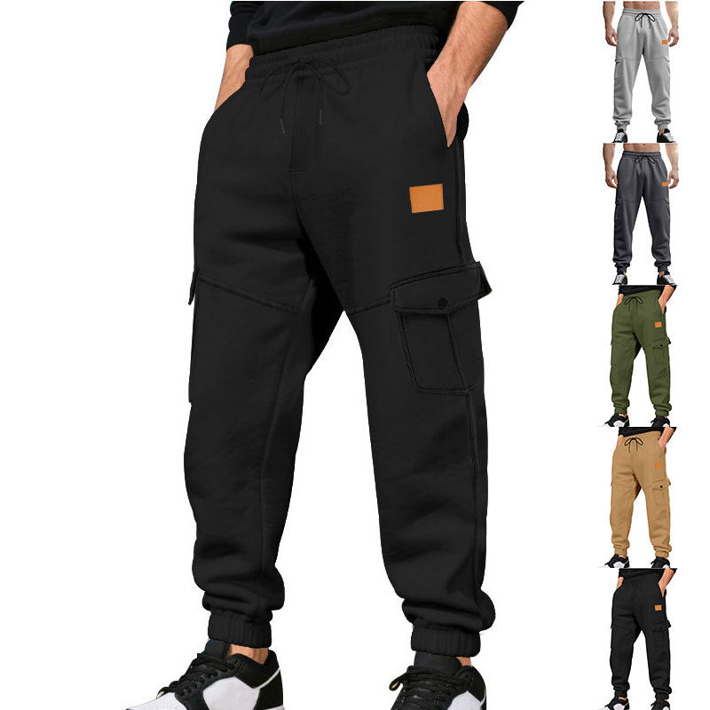 Herren Cargo-Jogginghose mit elastischem Bund und praktischen Taschen R&B