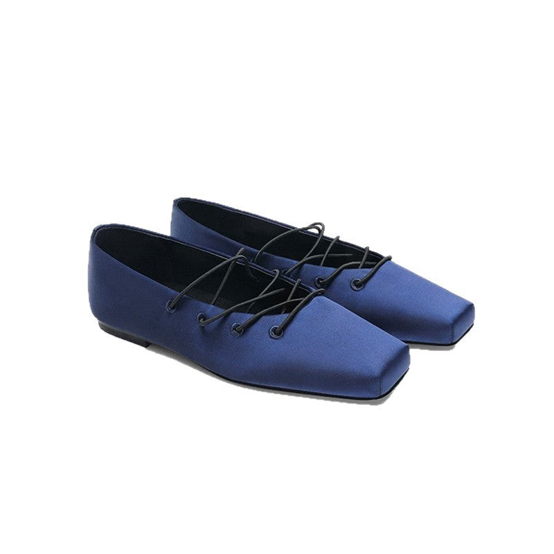 Damen Ballerinas mit modischem Schnürdesign R&B