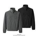 Herren Freizeitjacke mit praktischen Taschen und hohem Kragen R&B