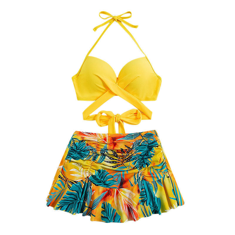 Damen Designer-Bikini mit verspieltem Rock