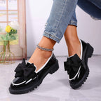 Damen Komfortable Slipper mit modischem Schleifen-Design R&B
