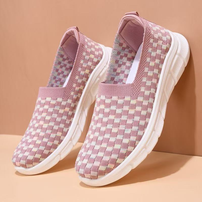 Damen Bequeme Slip-On Sneaker mit elastischem Obermaterial R&B