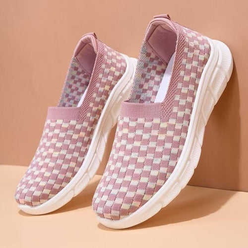 Damen Bequeme Slip-On Sneaker mit elastischem Obermaterial R&B