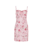 Damen Sommerliches Minikleid mit elegantem Floraldesign