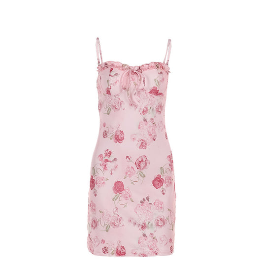 Damen Sommerliches Minikleid mit elegantem Floraldesign R&B