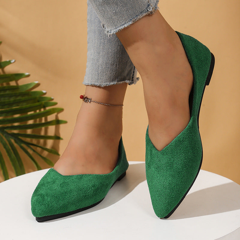 Damen Elegante Ballerinas mit flexiblem Fußbett und spitz zulaufendem Design R&B