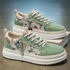 Damen Sportliche Sneaker mit einzigartigem grafischem Muster und dämpfender Sohle R&B