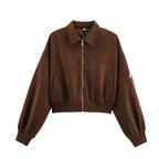 Damen cropped Bomberjacke R&B
