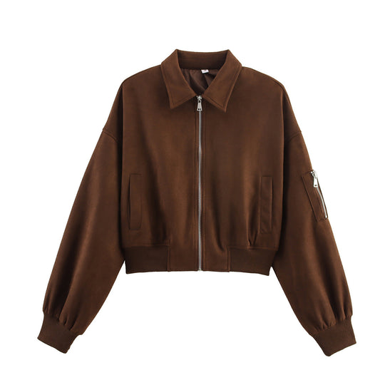 Damen cropped Bomberjacke R&B