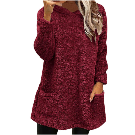 Damen Kuschelige Fleece-Pullover R&B