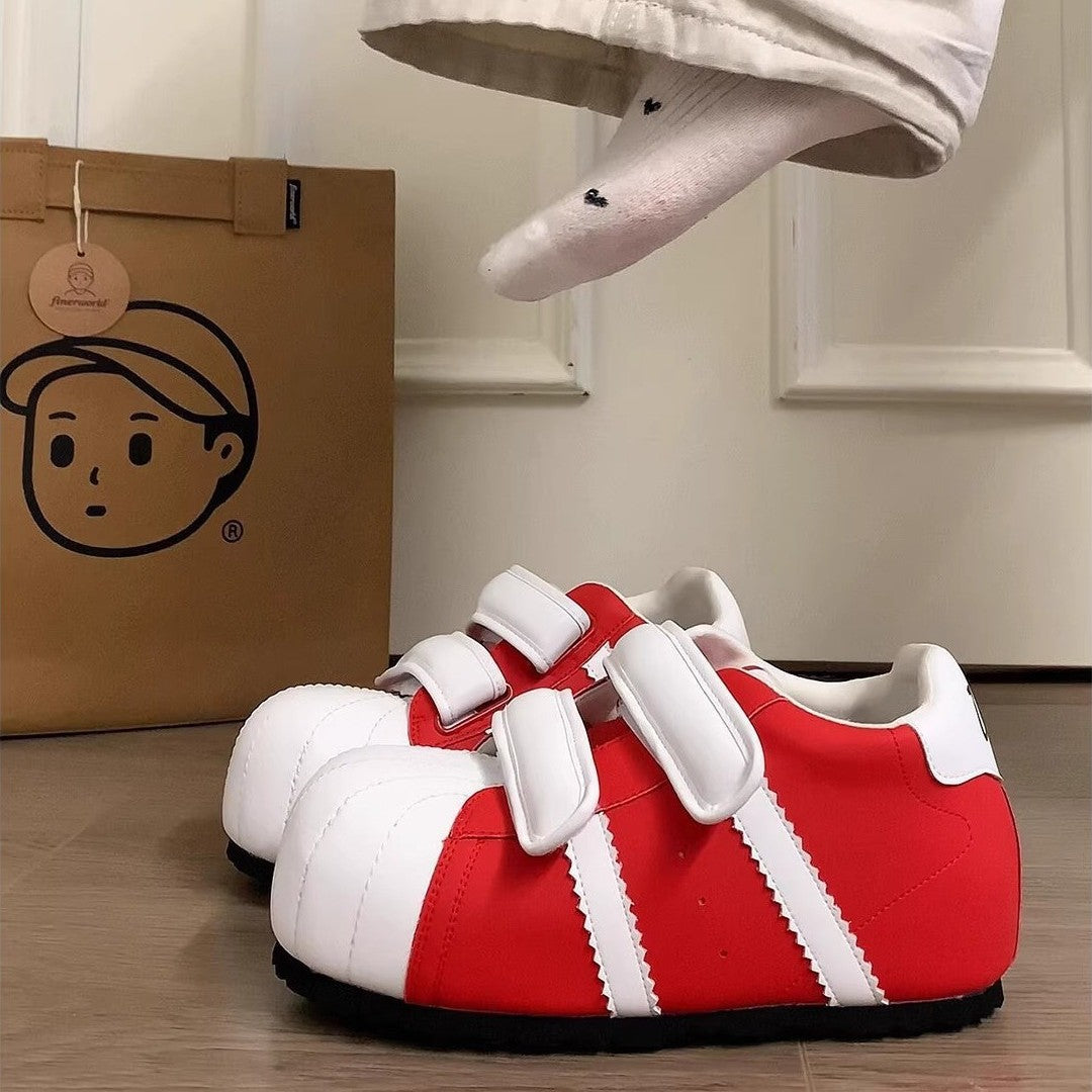 Damen Sportliche Sneaker mit verstellbarem Klettverschluss und gepolsterter Innensohle R&B