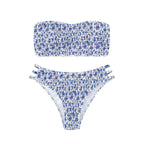 Damen Bandeau-Bikini mit raffiniertem Knotendesign R&B