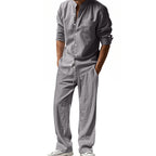 Herren lässiges Oberteil und lockere Hose Set R&B