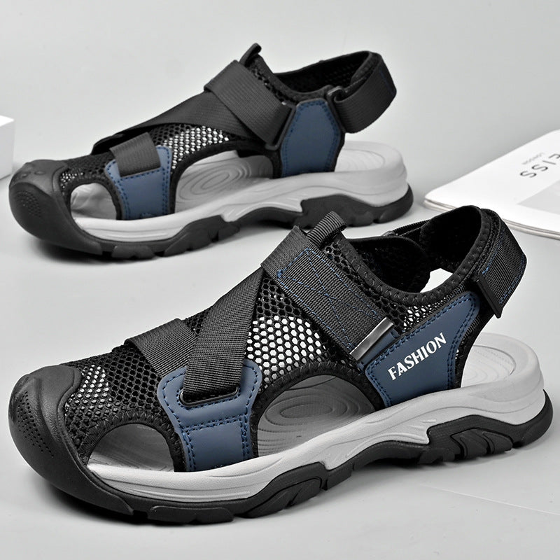 Damen Atmungsaktive Sport-Sandalen mit rutschfester Sohle und verstellbaren Riemen R&B