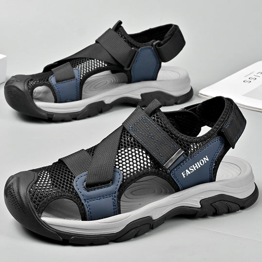 Damen Atmungsaktive Sport-Sandalen mit rutschfester Sohle und verstellbaren Riemen R&B