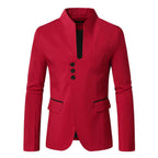 Damen Blazer mit elegantem Schnitt und modernen Knopfdetails