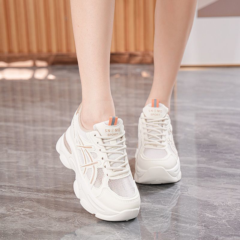Damen Sportliche Sneaker mit atmungsaktivem Mesh und dämpfender Sohle