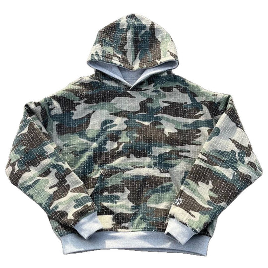 Damen Kapuzenpullover mit modernen Camouflage-Innenfutter R&B